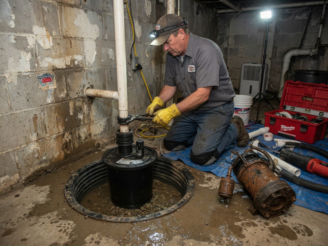 Sump Pump Replacement in Youngstown, OH